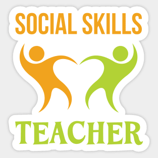 Social Skills Teacher Sticker